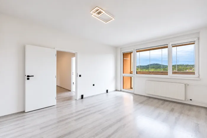 Liberec, obývací pokoj po rekonstrukci