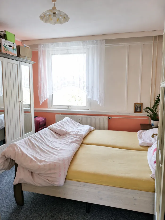 Písek, ložnice před rekonstrukcí