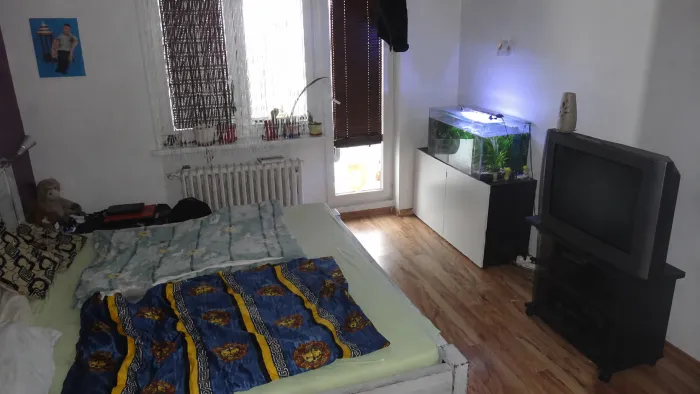 Unhošť, ložnice před rekonstrukcí